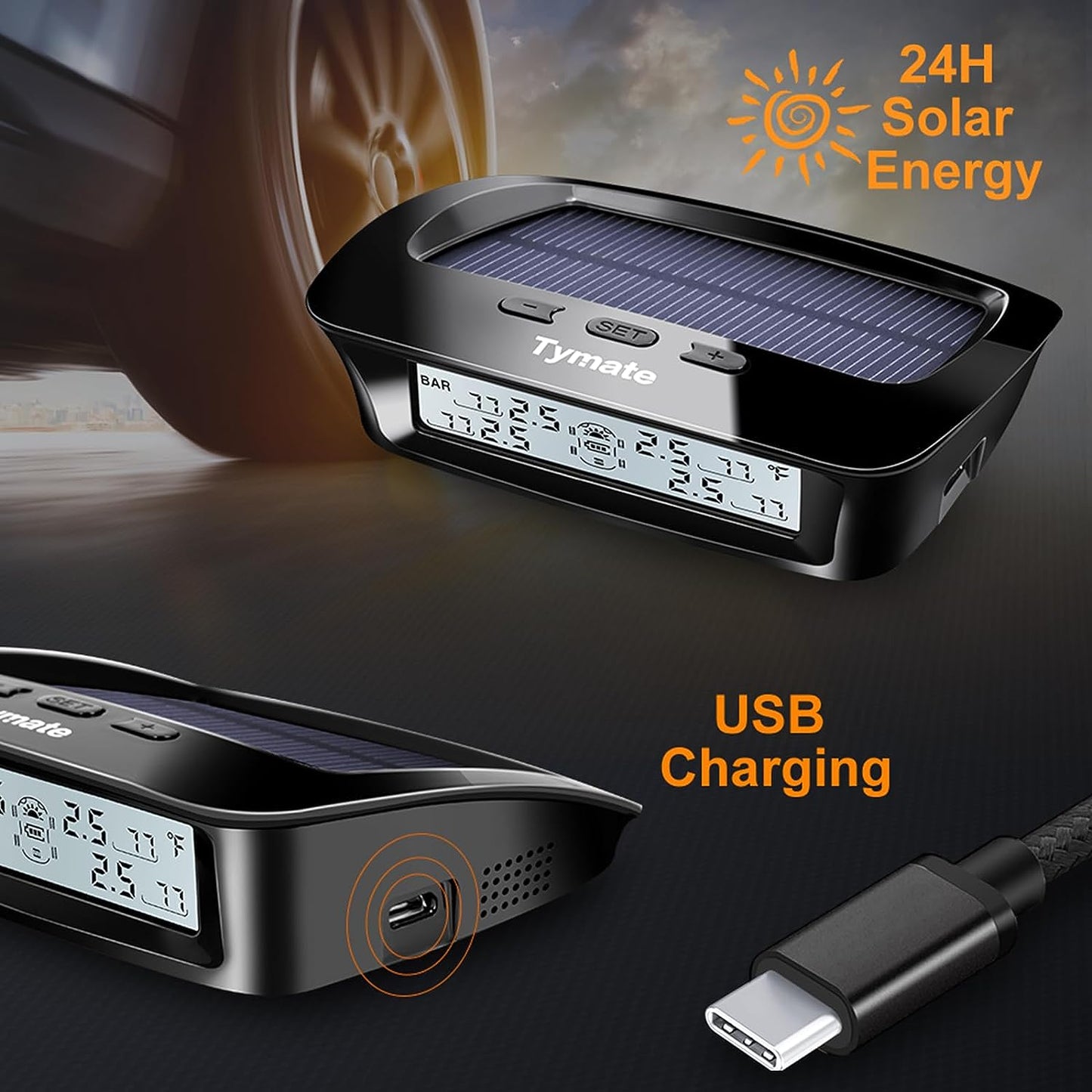 Tymate M12-3 Tire Pressure Monitoring System