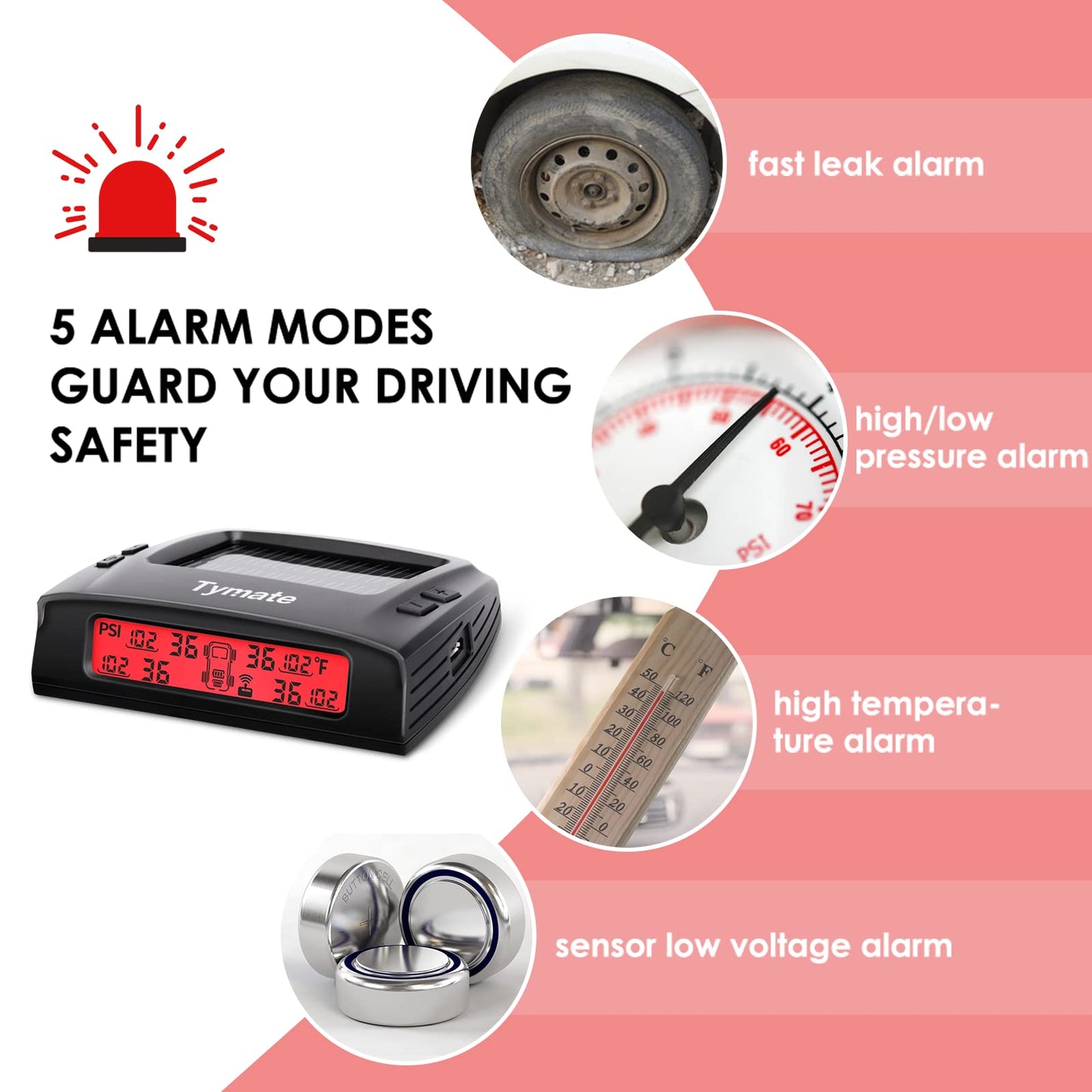 Tymate M7-3 Tire Pressure Monitoring System