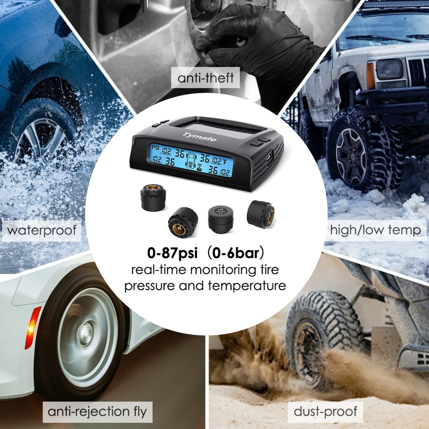 Tymate M7-3 Tire Pressure Monitoring System