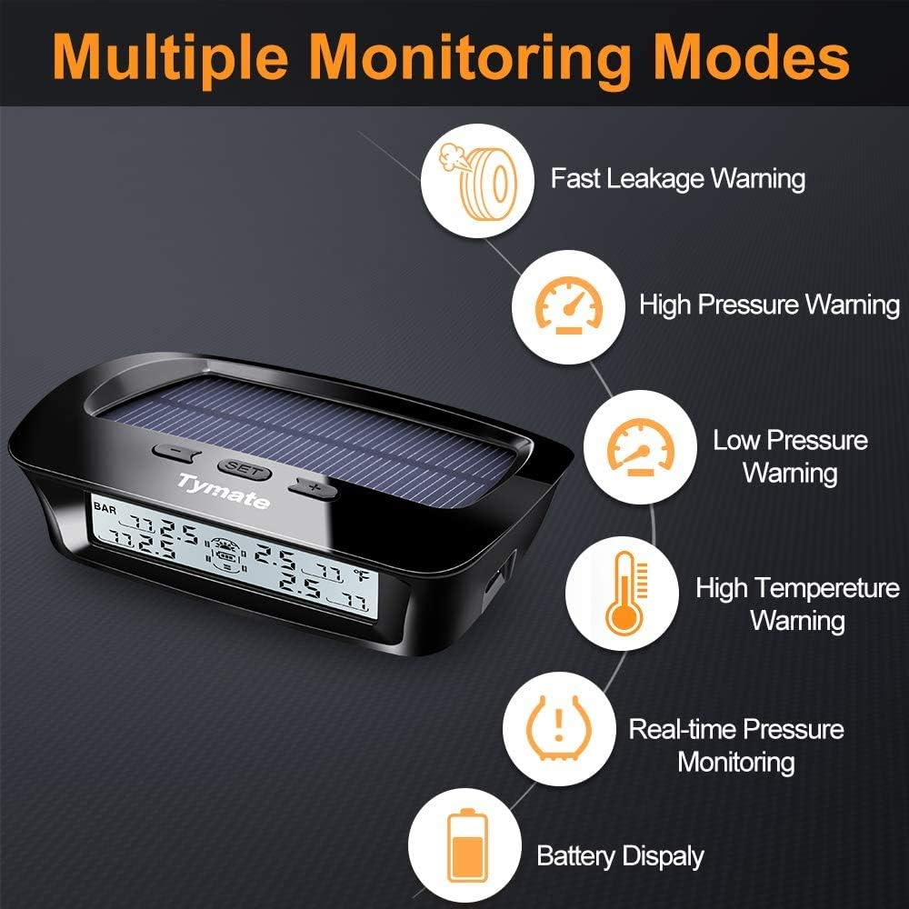 
                  
                    Tymate RV Tire Pressure Monitoring System M12-3 - Solar Charge
                  
                