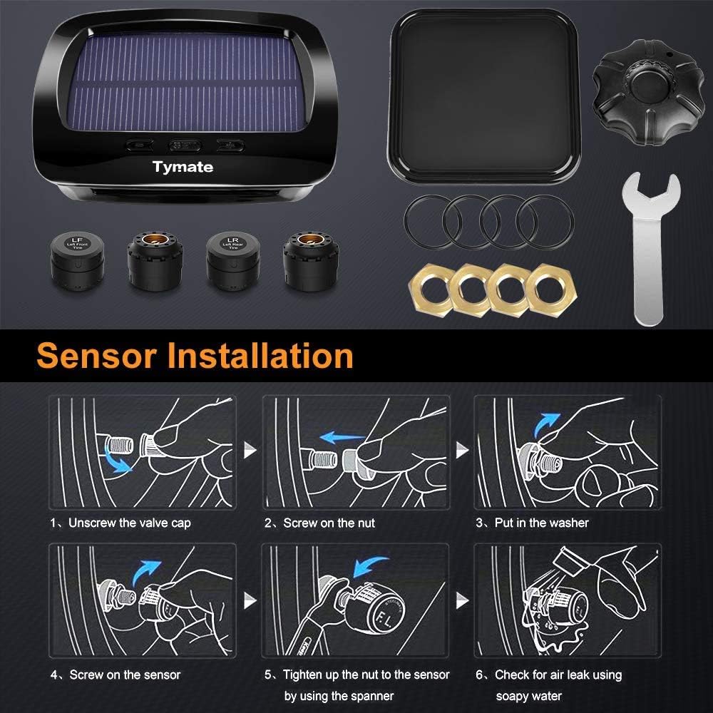 
                  
                    Tymate RV Tire Pressure Monitoring System M12-3 - Solar Charge
                  
                