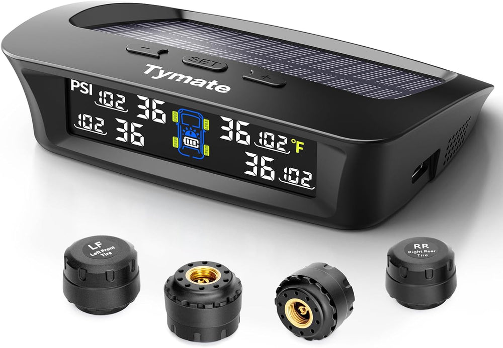 Tymate M12-3 Tire Pressure Monitoring System with Color Display Screen