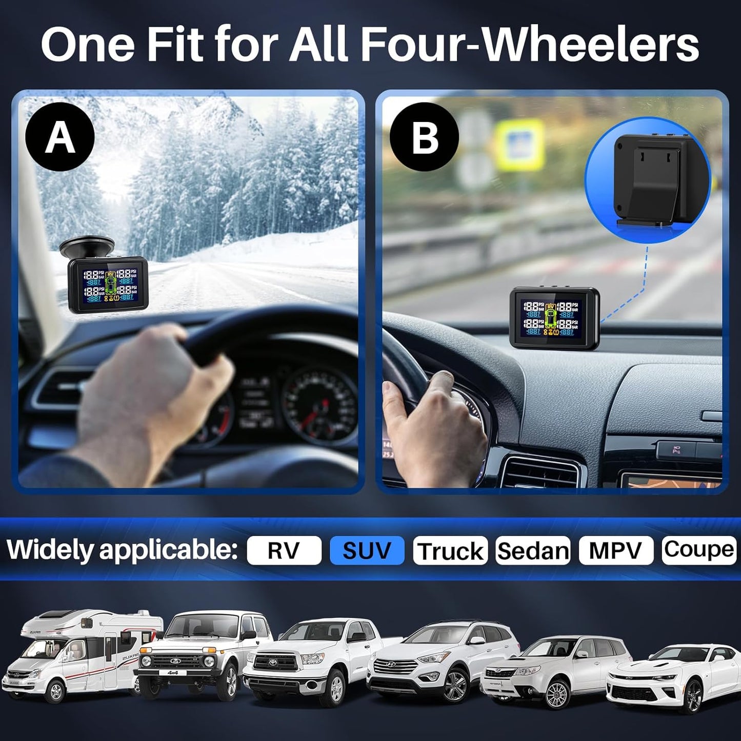 
                  
                    Tymate TM5 Tire Pressure Monitoring System
                  
                